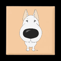 Big Nose Bull Terrier magnets