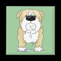 Big Nose Bulldog magnets