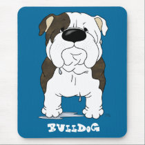 Big Nose Bulldog mousepads