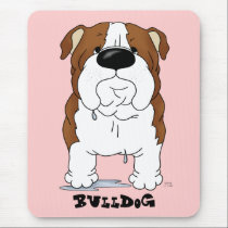Big Nose Bulldog mousepads