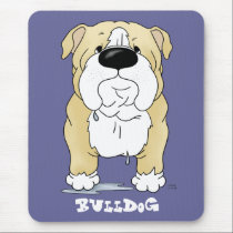 Big Nose Bulldog mousepads