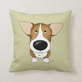 corgi butt throw pillow