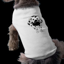 Big Nose Dalmatian pet clothing