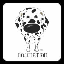 Big Nose Dalmatian stickers