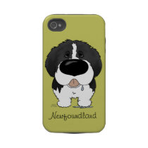 Big Nose Newfoundland Iphone 4 Tough Covers