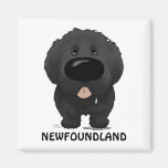 Big Nose Newfoundland Fridge Magnets