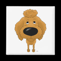 Big Nose Poodle magnets