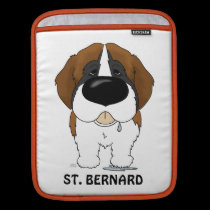 Big Nose Saint Bernard ipad sleeves