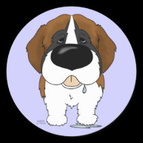 Big Nose Saint Bernard stickers