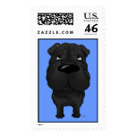 Big Nose Shar-Pei Postage Stamp