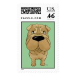 Big Nose Shar-Pei postage