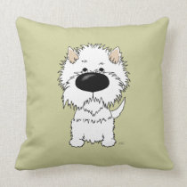 Big Nose Westie pillows