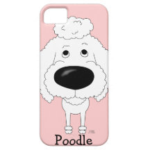 Big Nose White Poodle iPhone 5 Covers