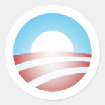Big O Barack Obama Logo Round Sticker