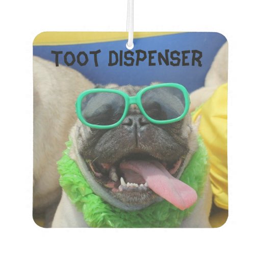 pug car air freshener big o the pug air freshener quot toot dispenser quot zazzle pug car air freshener big o the pug air freshener quot toot dispenser quot zazzle