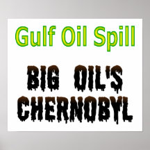 Big Oil's Chernobyl Poster