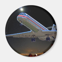 BIG OL' JET AIRLINER FRIDGE MAGNET