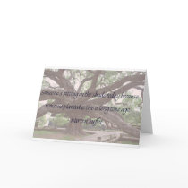 Big Old Oak Quote by Warren Buffet Cards