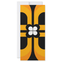 BIG ORANGE FLOWER rack cards
