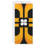 BIG ORANGE FLOWER FULL COLOR RACK CARD