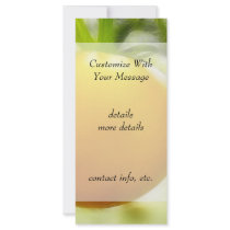 Big Orange Heirloom Tomato Personalized Rack Card