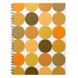 Big Orange Polka Dots Notebook