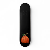 Big Orange Whimsical Pumpkin Skate Deck