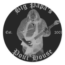 Big Papas Negative Logo stickers by bigpapaspourhouse Big Papas Negative Logo stickers