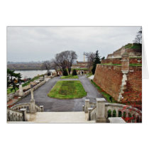 Big Park Kalemegdan By Danube River Serbia cards by lifesphere Big Park Kalemegdan By Danube River Serbia cards