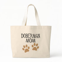 Big Paws Doberman Mom bags by dogsandhorses Big Paws Doberman Mom bags