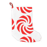 Big Peppermint Candy Christmas Stockings Small Christmas Stocking