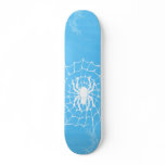Big Phat Spider Light Blue Custom Skate Board