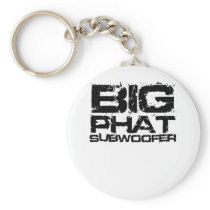 Big Phat Subwoofer Dubstep Keychains