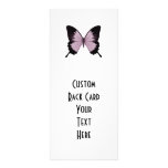 Big Pink & Black Butterfly - Personalize Rack Card Template