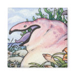 big pink blob refrigerator magnets