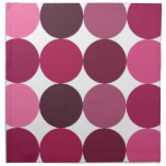 Big Pink Polka Dots Pattern Napkins