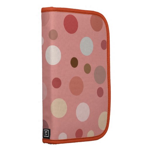 Big Pink Polka Dots Smartphone Folio Planner
