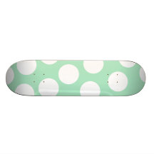 big polka dots pattern skate board