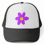 Big Purple Flower hats