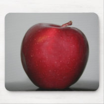 Big Red Apple mousepads