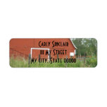 Big Red Barn Return Address Labels