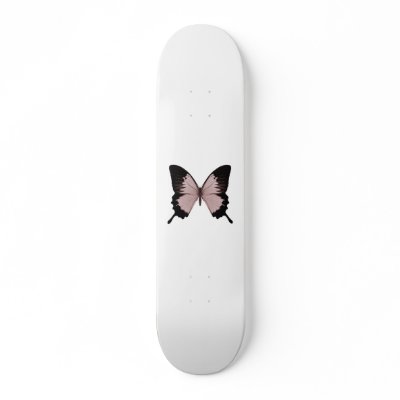 Big Red & Black Butterfly Skate Boards by VoXeeD