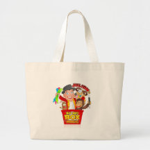 Big Red box of magic v3.jpg Tote Bags