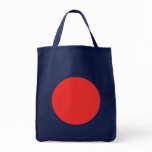 "Big Red Dot" Canvas Tote Bag