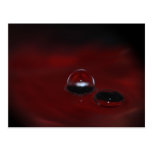 Big red drop postcards