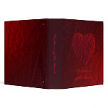 Big Red Heart binder