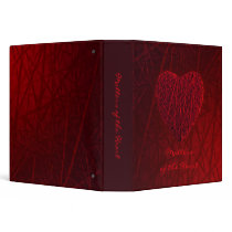 Big Red Heart binder