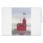 Big Red Lighthouse, Holland, Michigan Card
