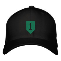 Big Red One - Subdued embroidered hats