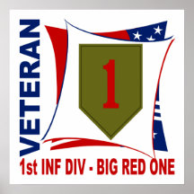 Big Red One Vet Print